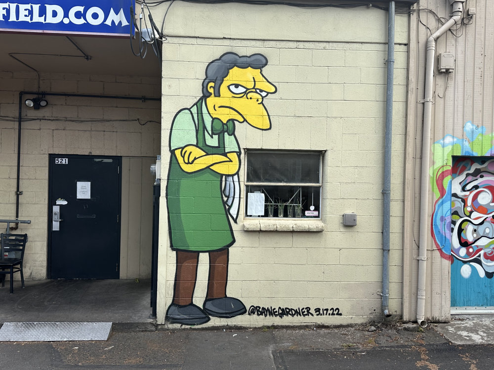 mural in Springfield by artist unknown.