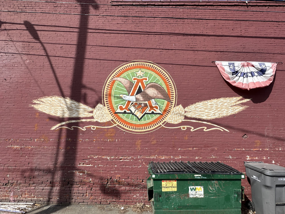 mural in Ellensburg by artist unknown.