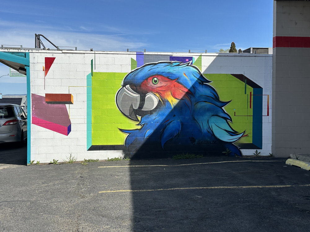 mural in Ellensburg by artist unknown.