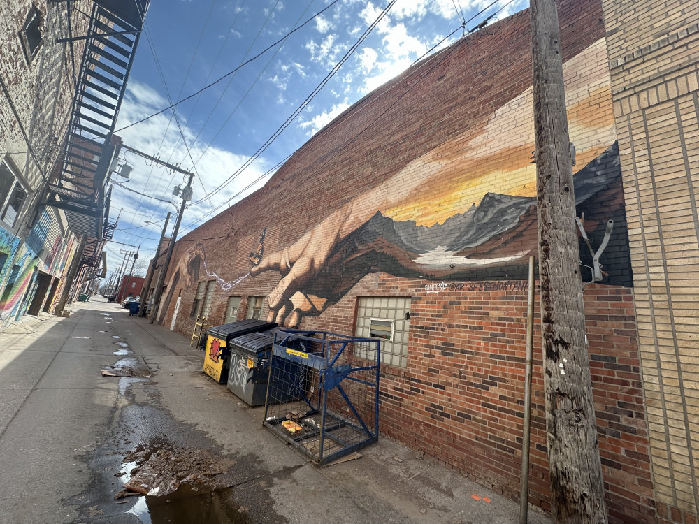 mural in Great Falls by artist unknown.