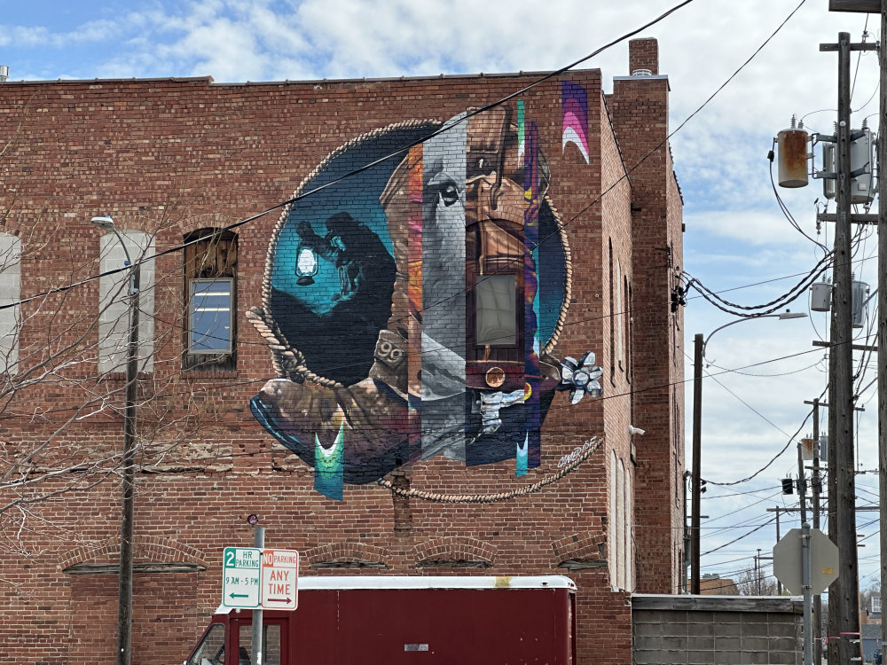 mural in Great Falls by artist unknown.