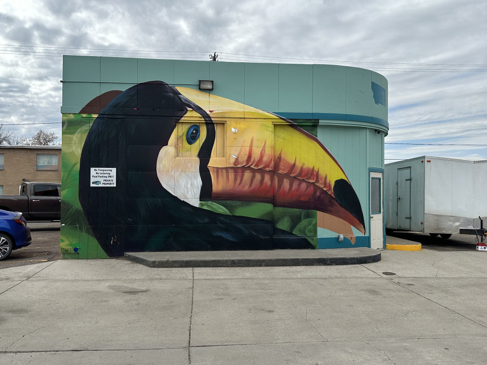 mural in Great Falls by artist unknown.