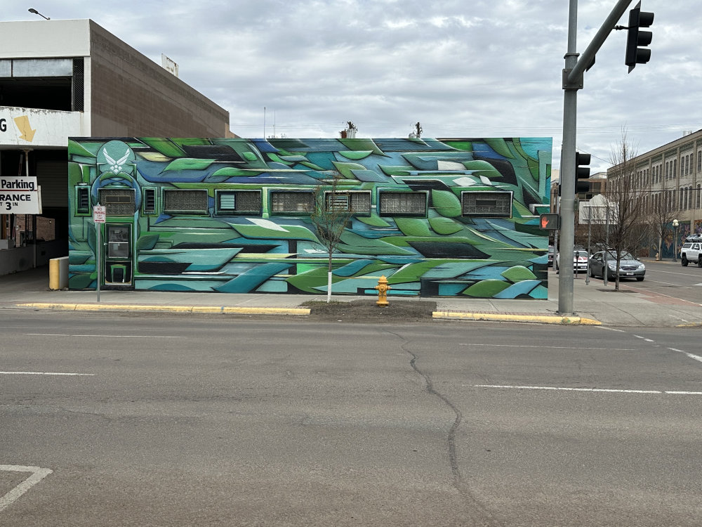 mural in Great Falls by artist unknown.