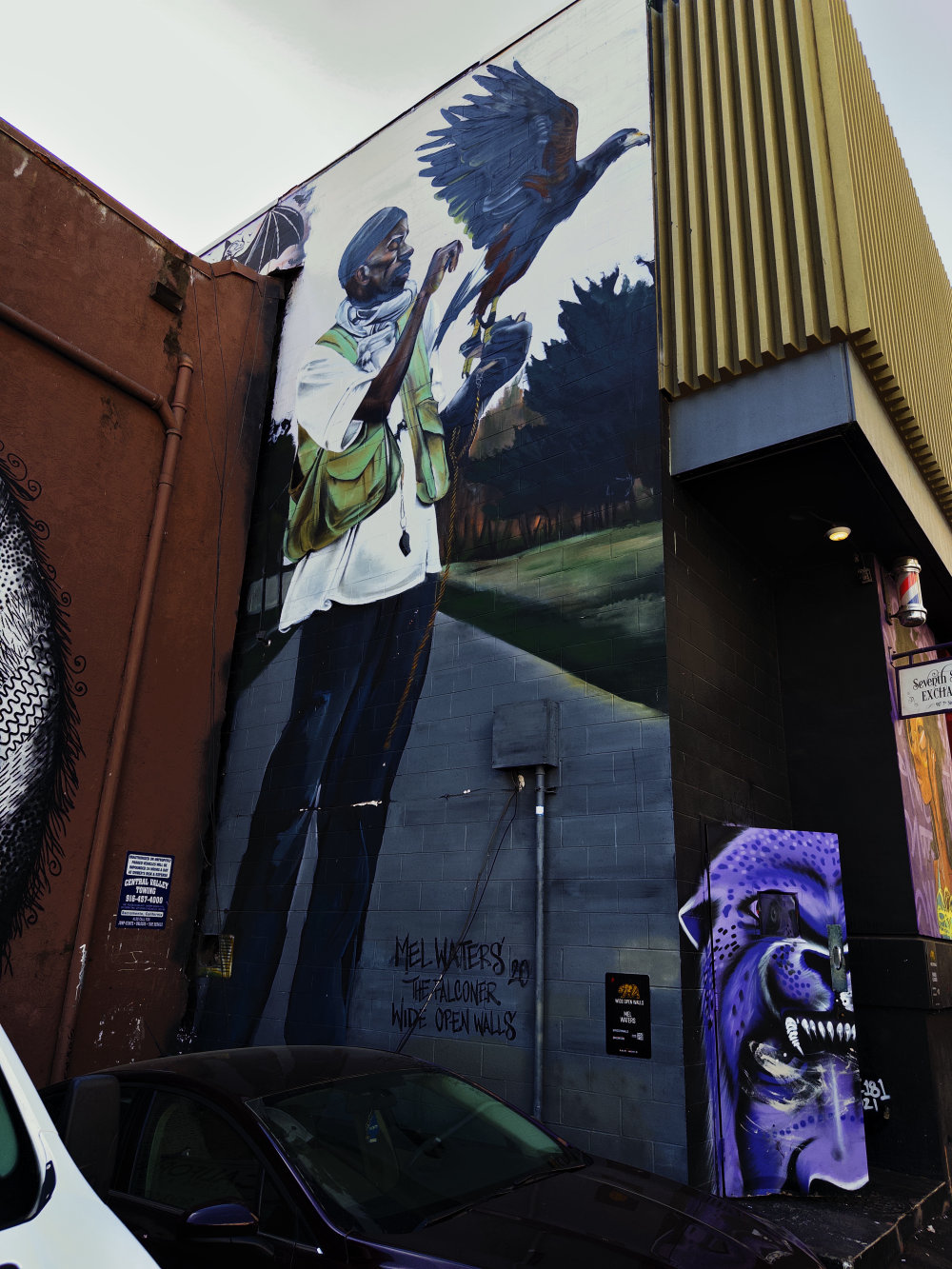 mural in Sacramento by artist unknown.