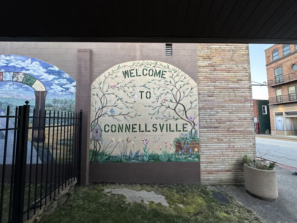 mural in Connellsville by artist unknown.