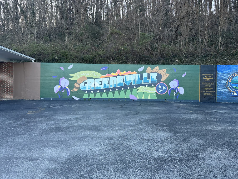 mural in Greeneville by artist unknown.