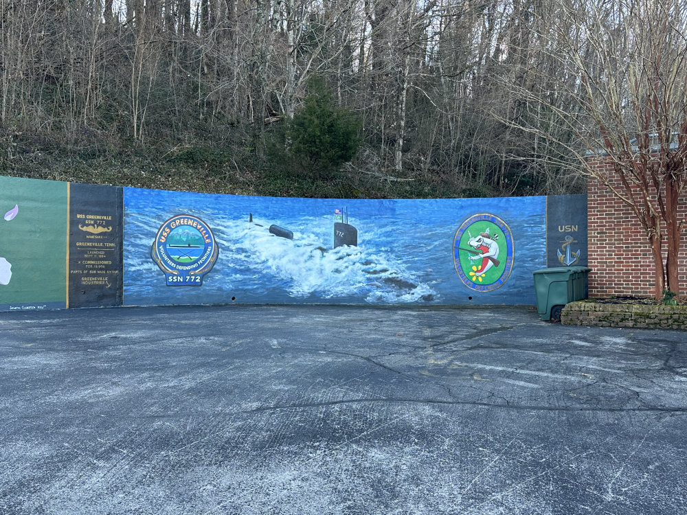 mural in Greeneville by artist unknown.