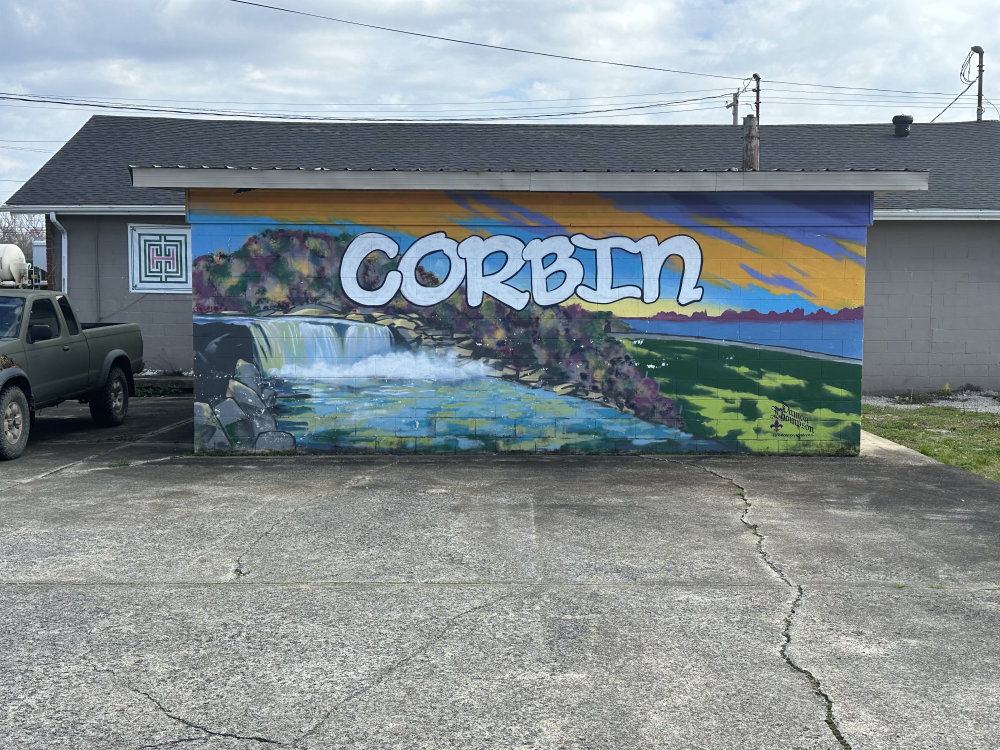 mural in Corbin by artist unknown.