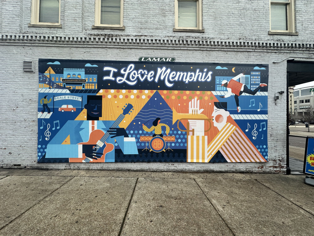 mural in Memphis by artist unknown.