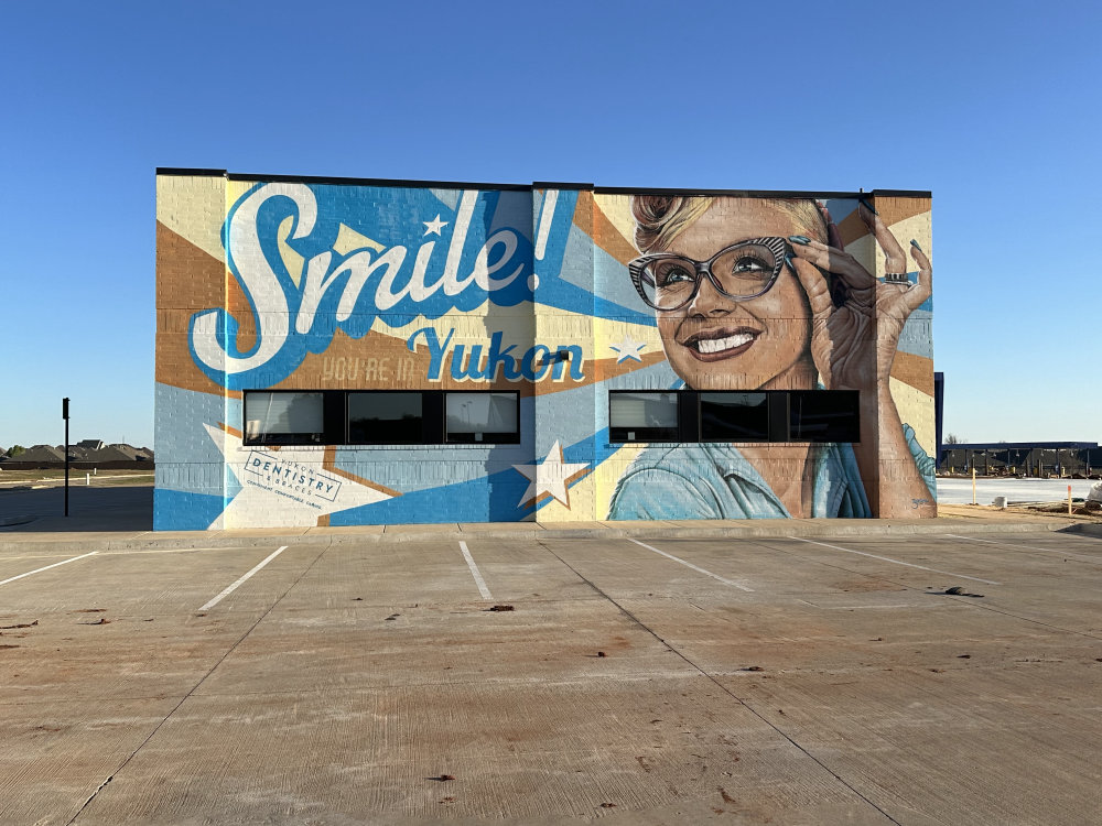 mural in Yukon by artist unknown.