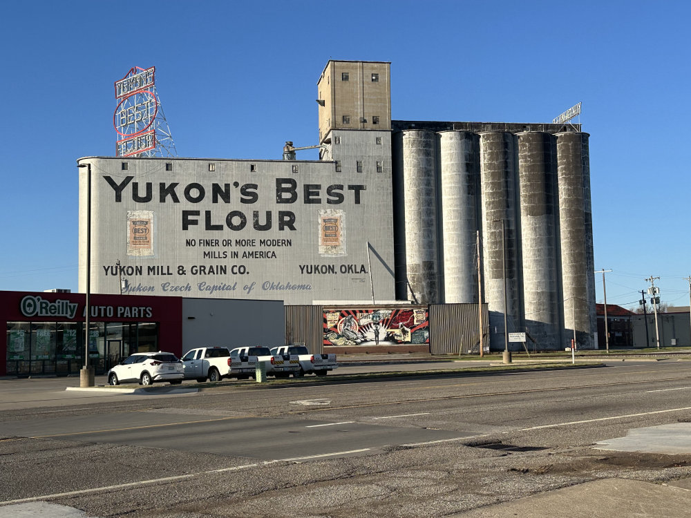 mural in Yukon by artist unknown.