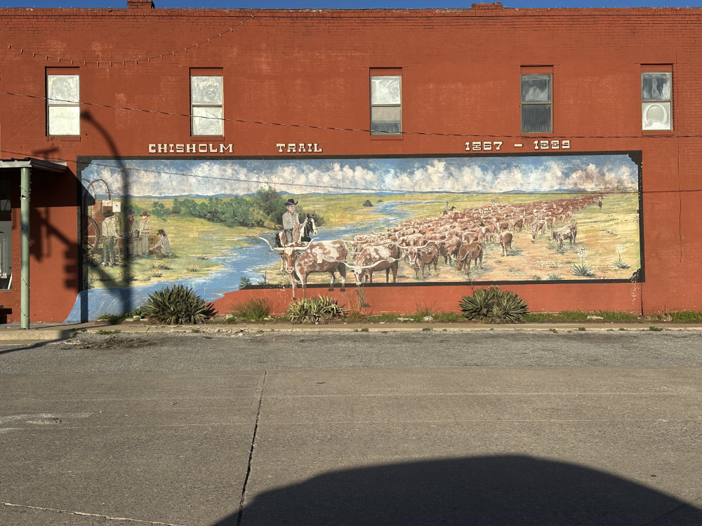 mural in Yukon by artist unknown.