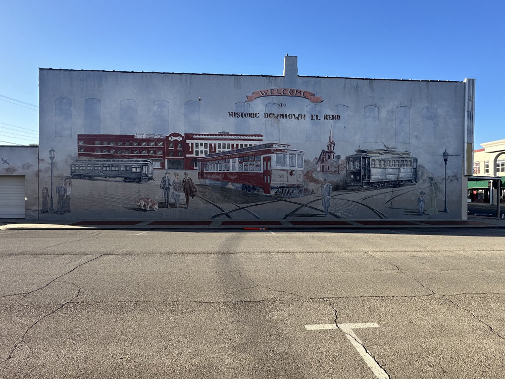 mural in El Reno by artist unknown.