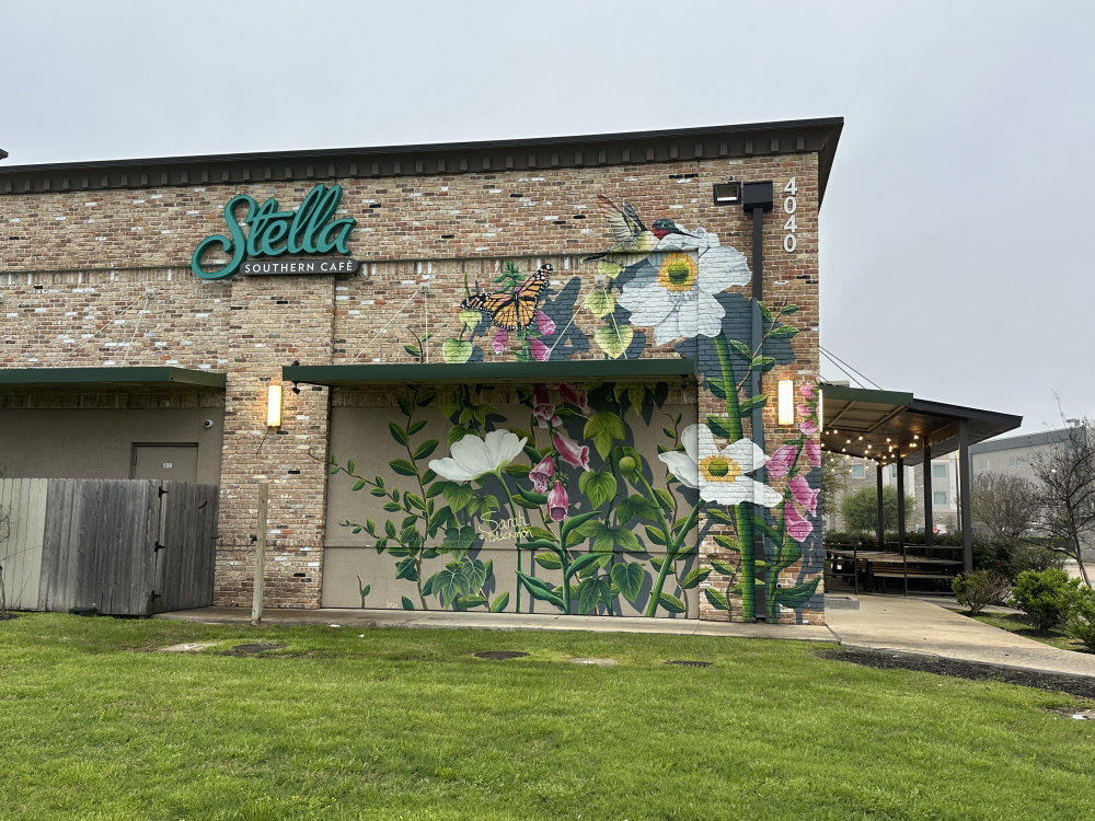 mural in College Station by artist unknown.