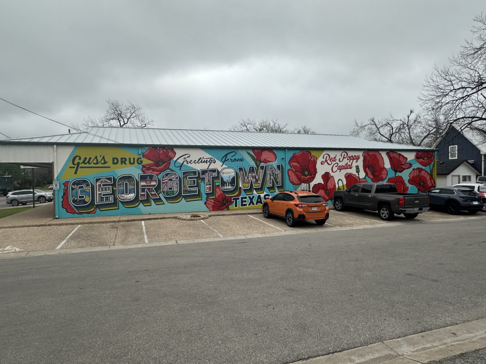 mural in Georgetown by artist unknown.