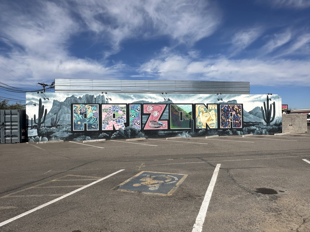 mural in Phoenix by artist unknown.