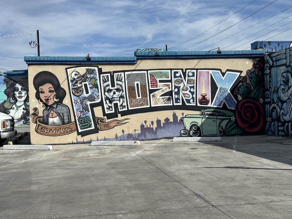 mural in Phoenix by artist unknown.