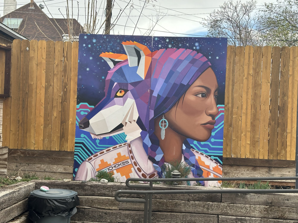 mural in Albuquerque by artist unknown.