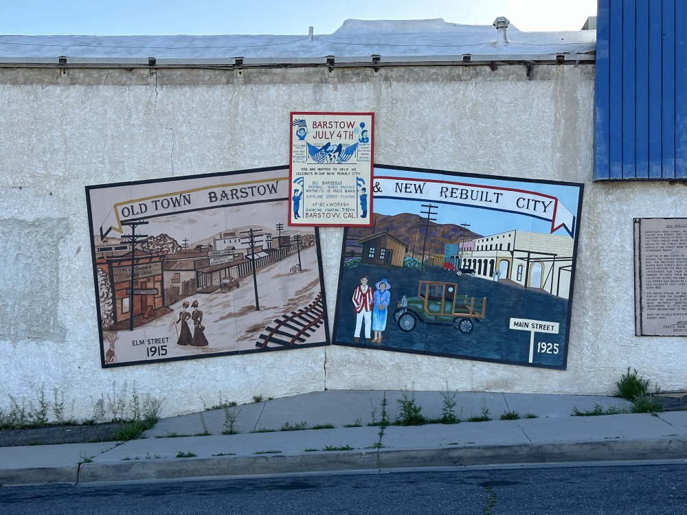 mural in Barstow by artist unknown.