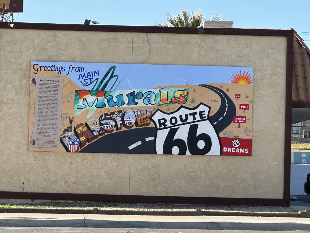 mural in Barstow by artist unknown.