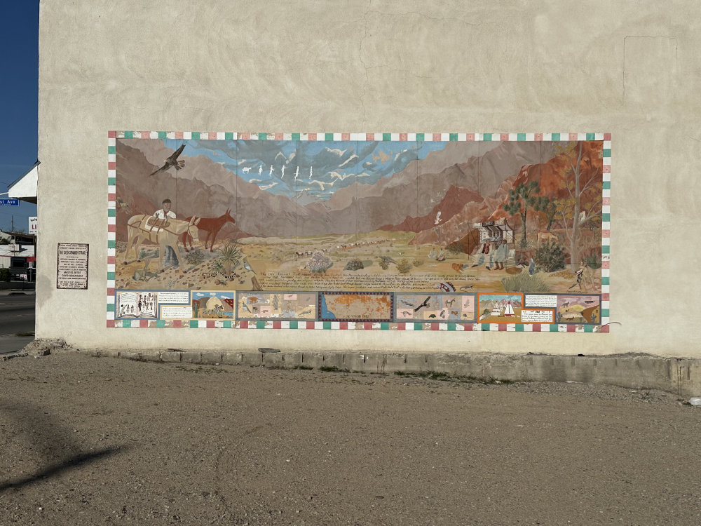 mural in Barstow by artist unknown.