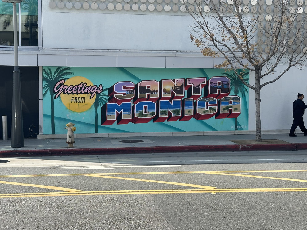 mural in Santa Monica by artist unknown.