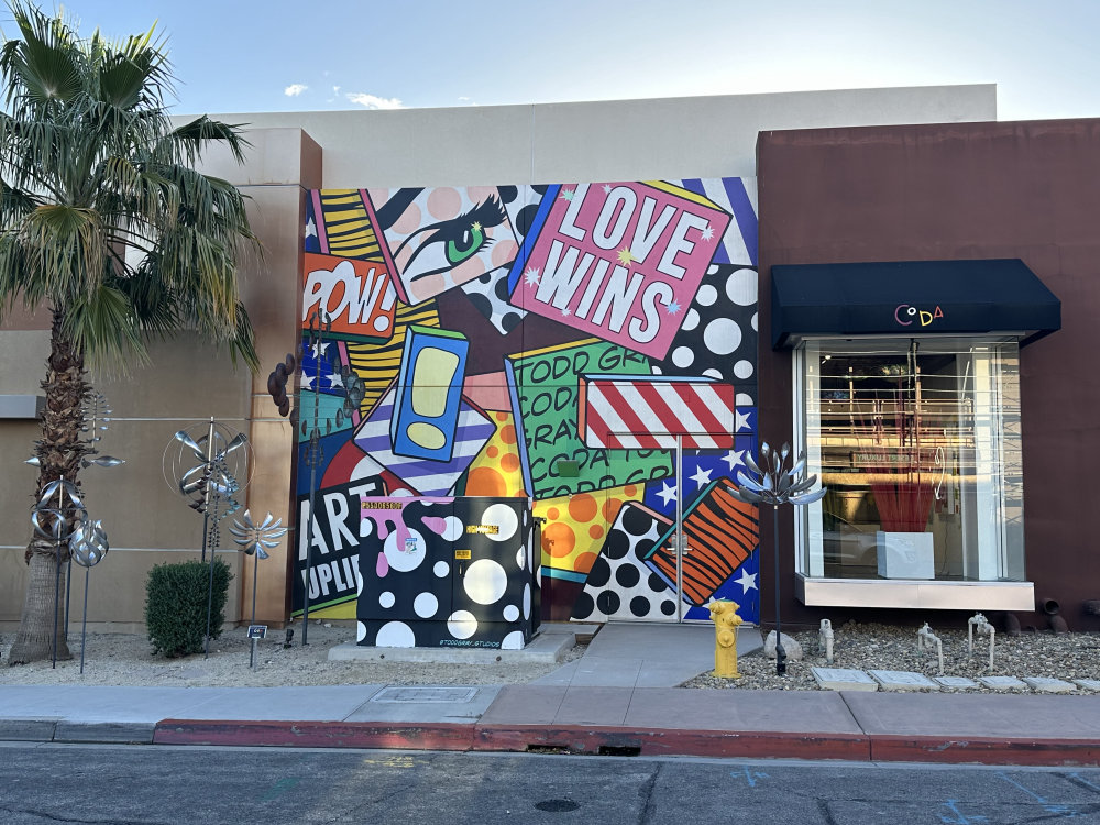 mural in Palm Desert by artist unknown.