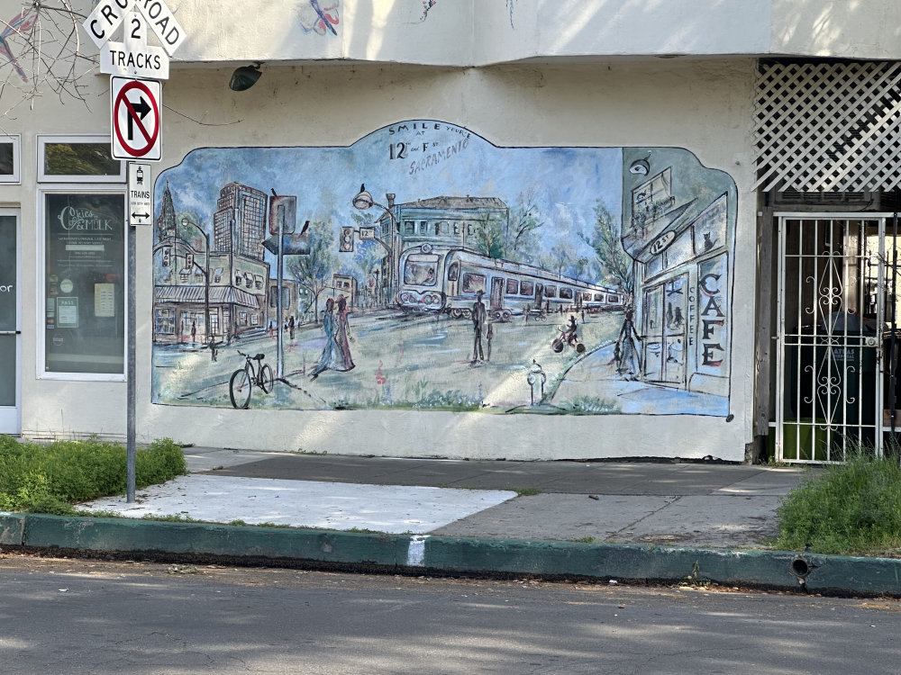 mural in Sacramento by artist unknown.