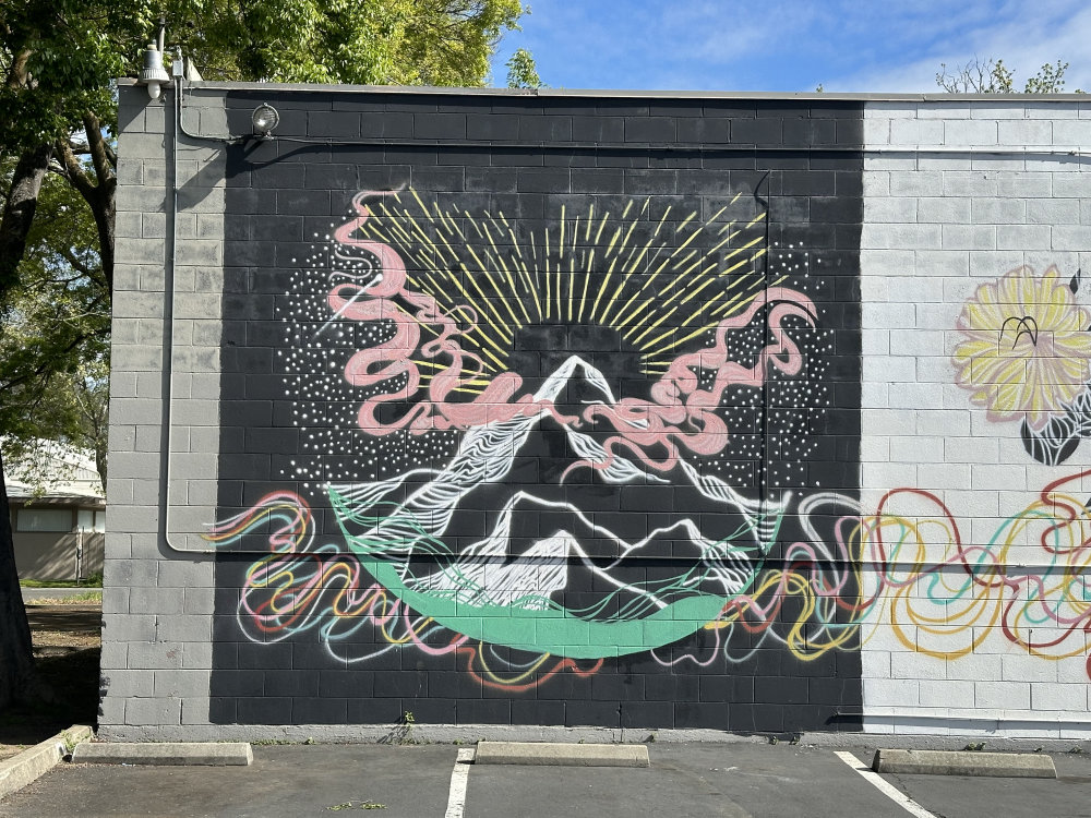 mural in Sacramento by artist unknown.