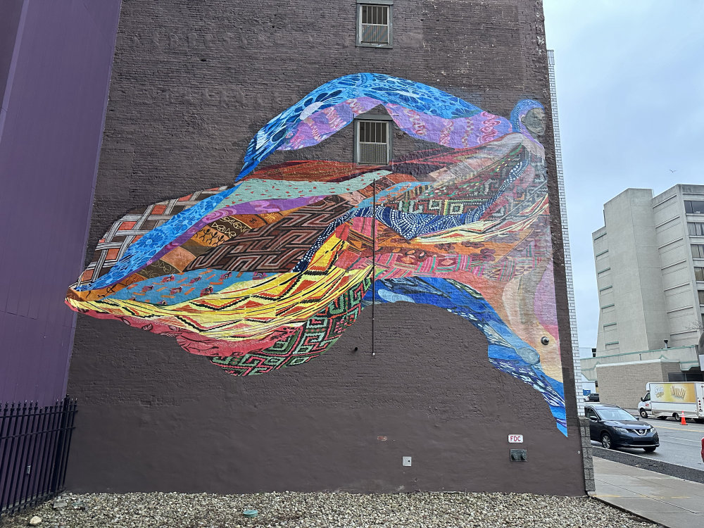 mural in Erie by artist unknown.