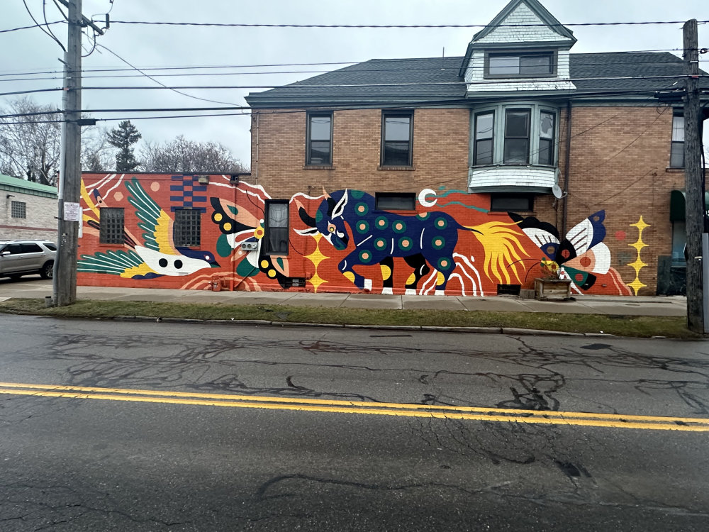 mural in Erie by artist unknown.