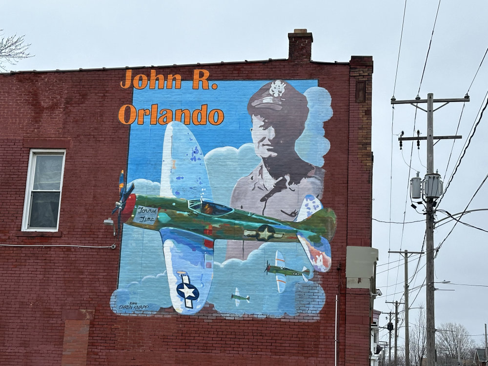 mural in Erie by artist unknown.