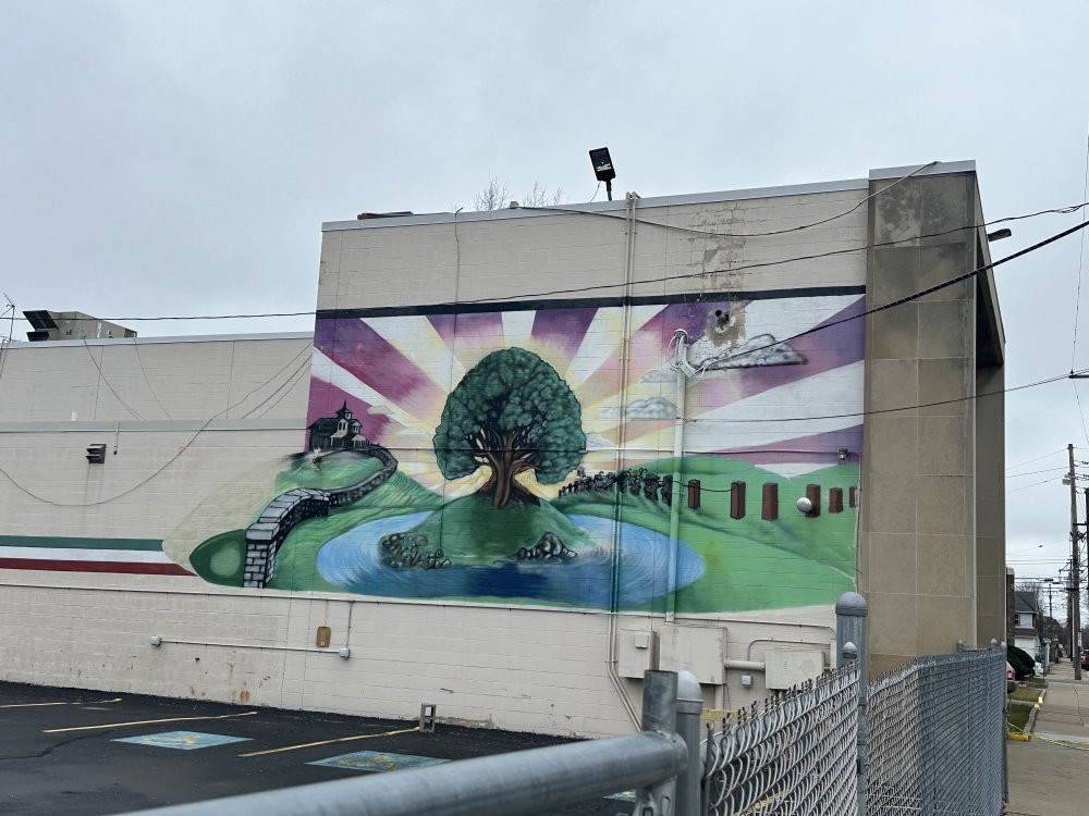 mural in Erie by artist unknown.