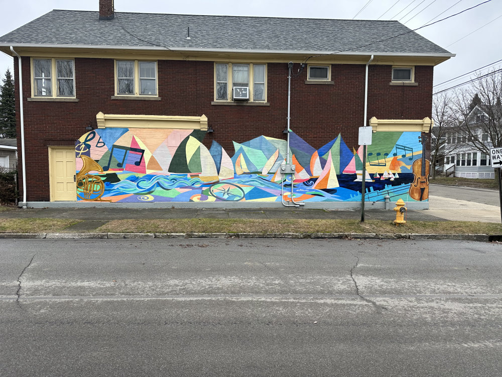 mural in Erie by artist unknown.