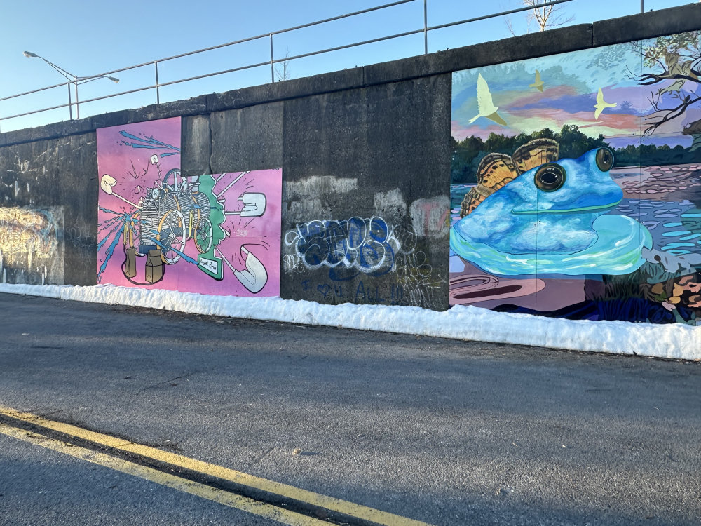 mural in Watertown by artist unknown.