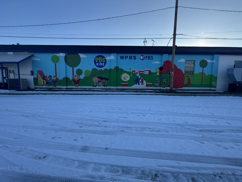 mural in Watertown by artist unknown.