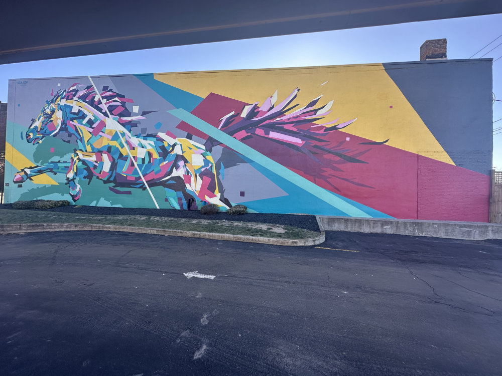 mural in Dansville by artist unknown.