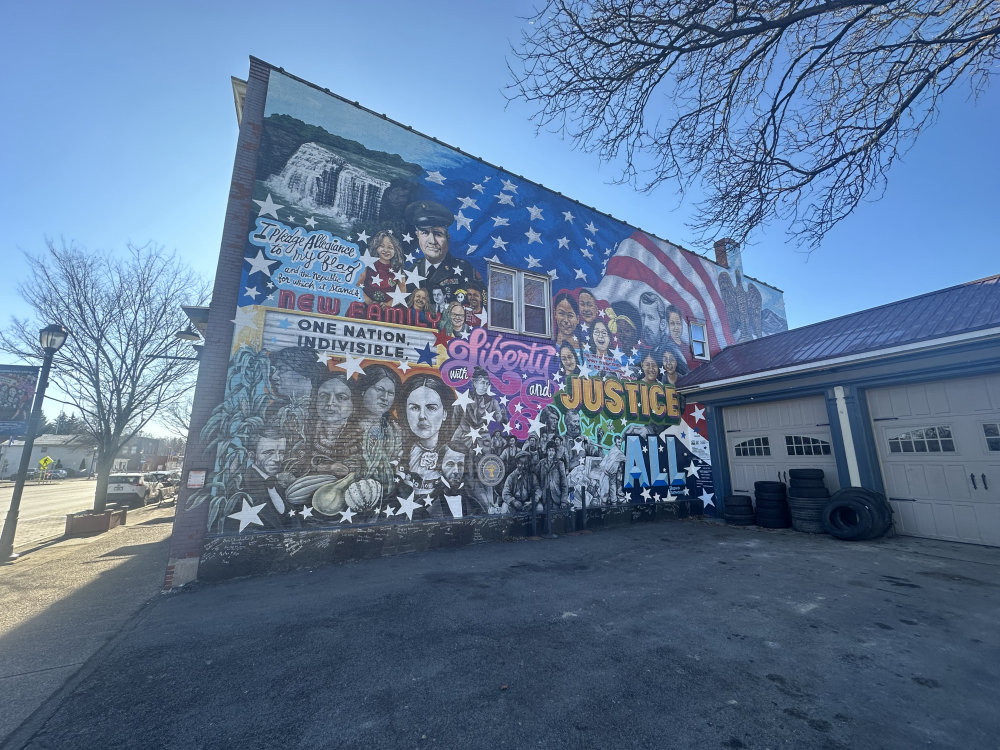 mural in Mount Morris by artist unknown.