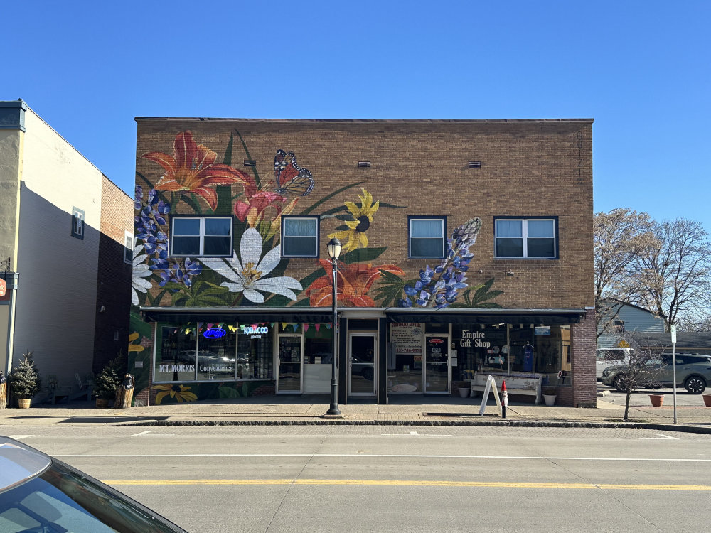 mural in Mount Morris by artist unknown.