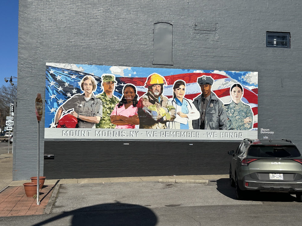 mural in Mount Morris by artist unknown.