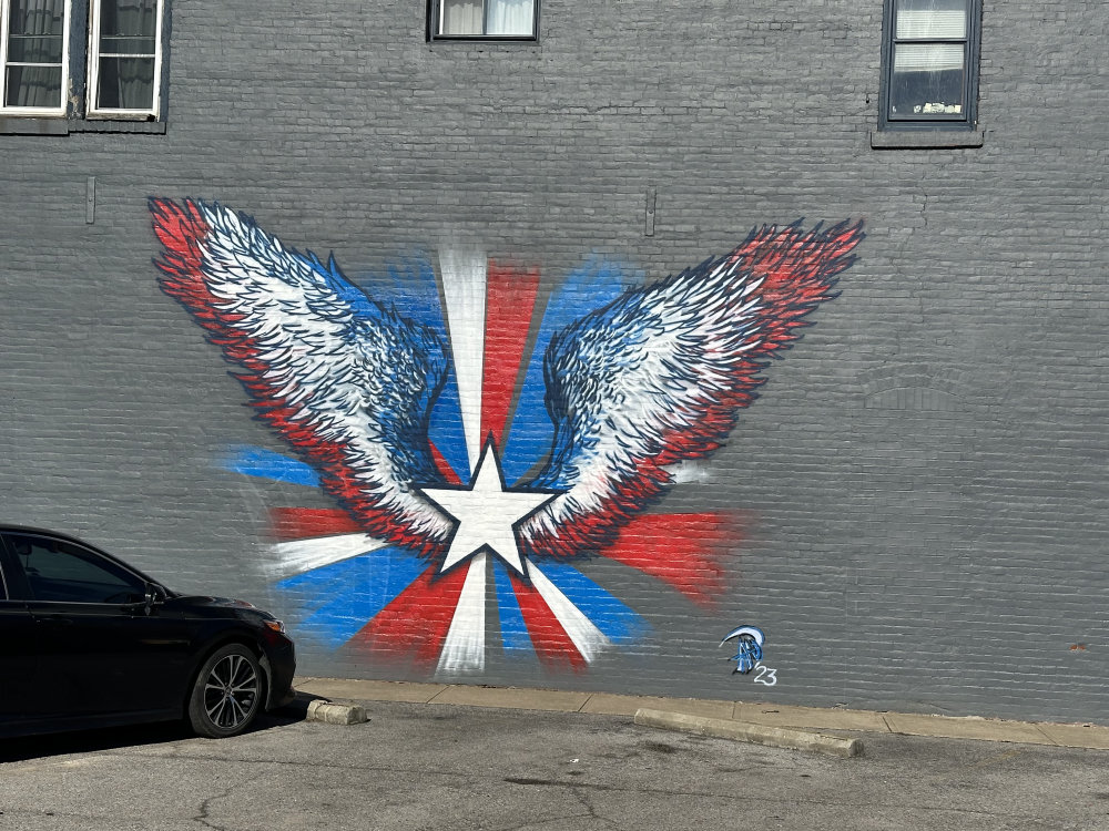 mural in Mount Morris by artist unknown.