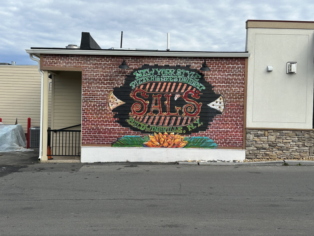 mural in Baldwinsville by artist unknown.