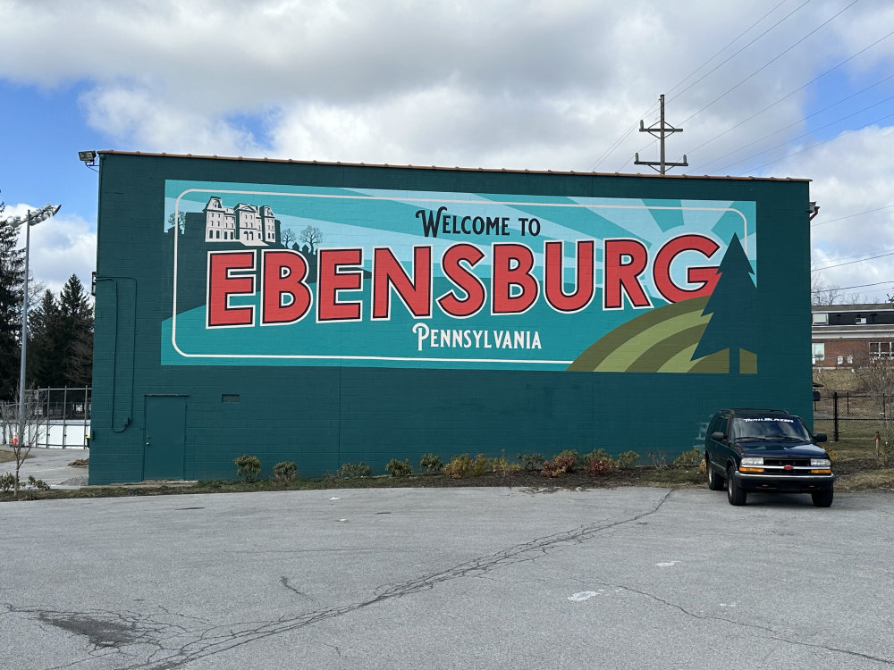 mural in Ebensburg by artist unknown.