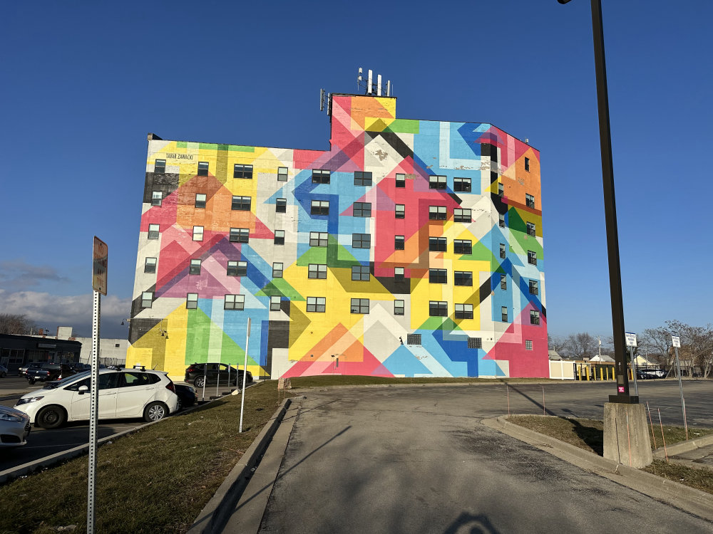 mural in Buffalo by artist unknown.