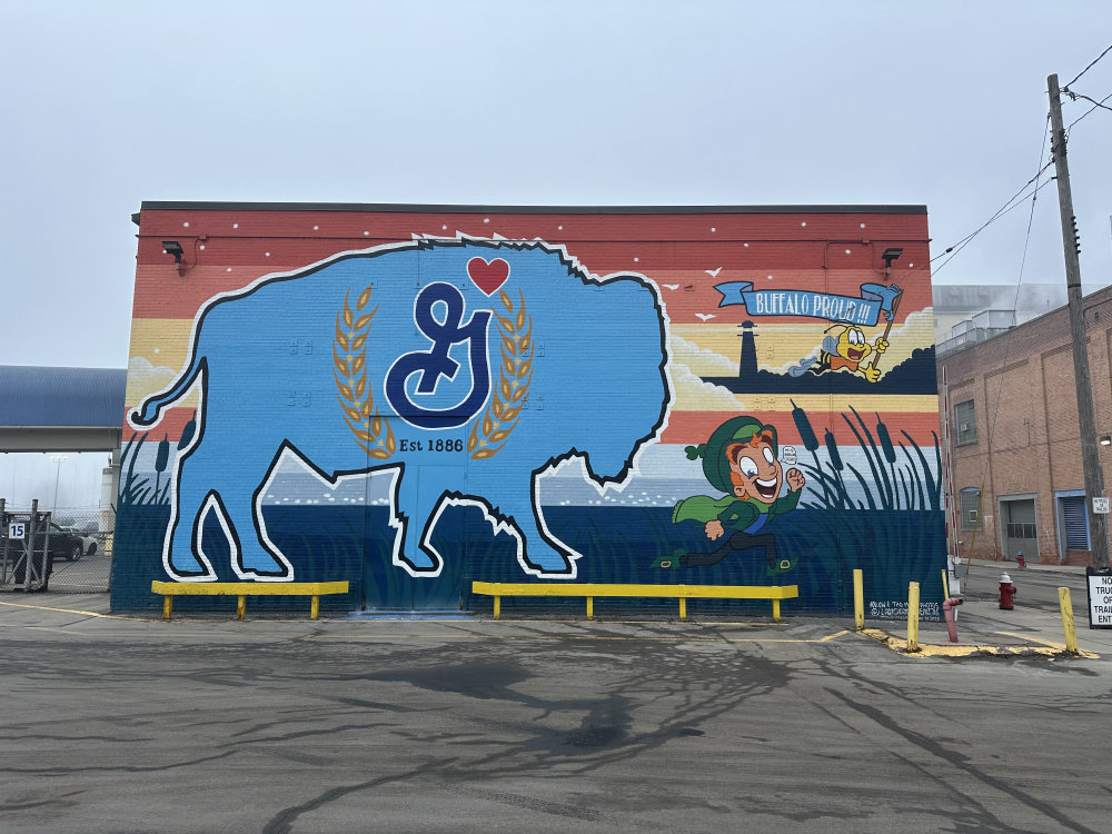 mural in Buffalo by artist unknown.