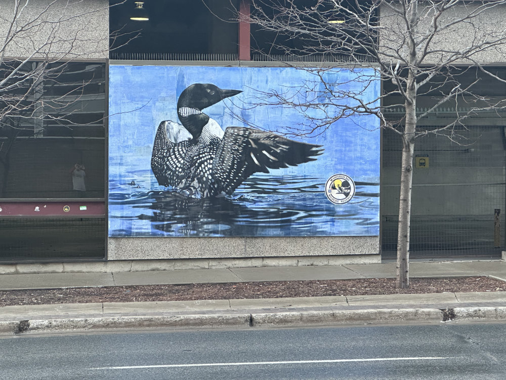 mural in Oshawa by artist unknown.