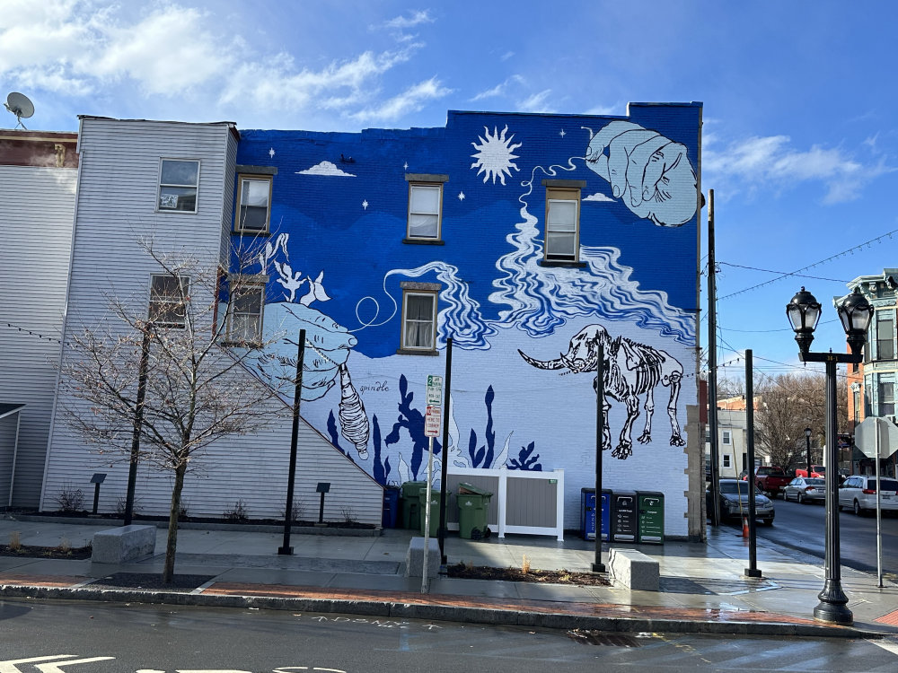 mural in Cohoes by artist unknown.