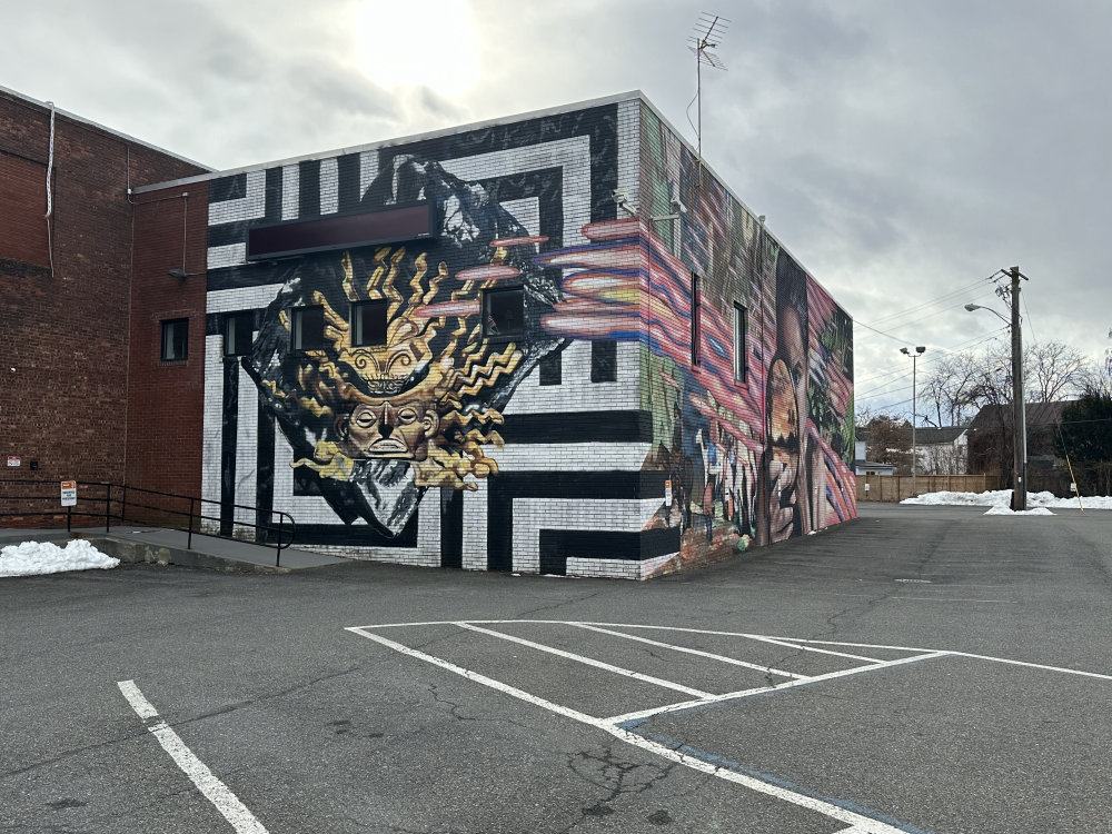 mural in Kingston by artist unknown.