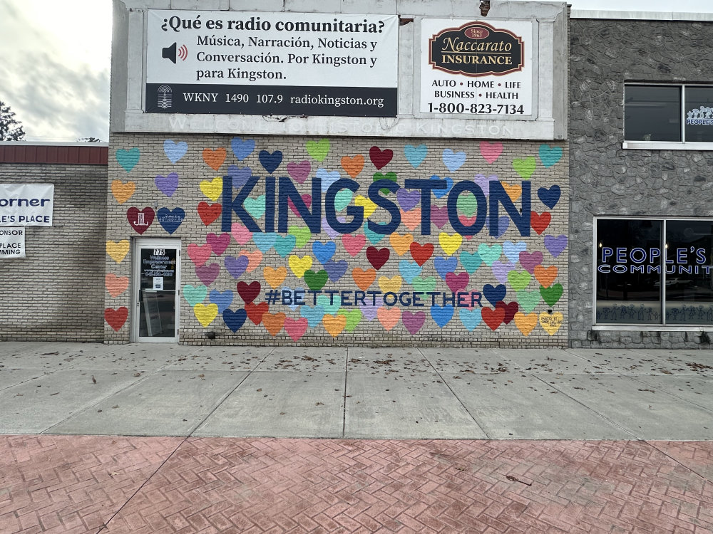 mural in Kingston by artist unknown.