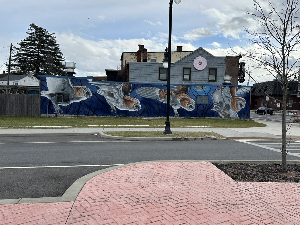 mural in Kingston by artist unknown.